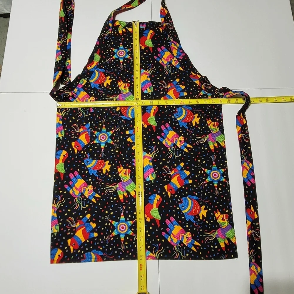Chefs Apron Festive Madi Gras Carnival Colors